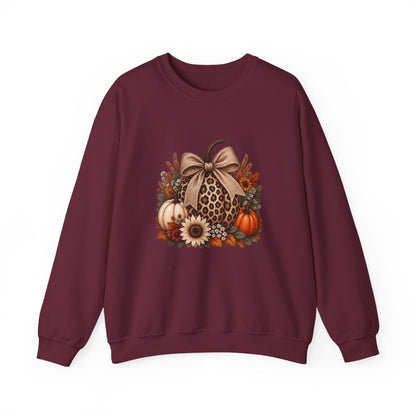 LEOPARD PUMPKIN Unisex Heavy Blend™ Crewneck Sweatshirt
