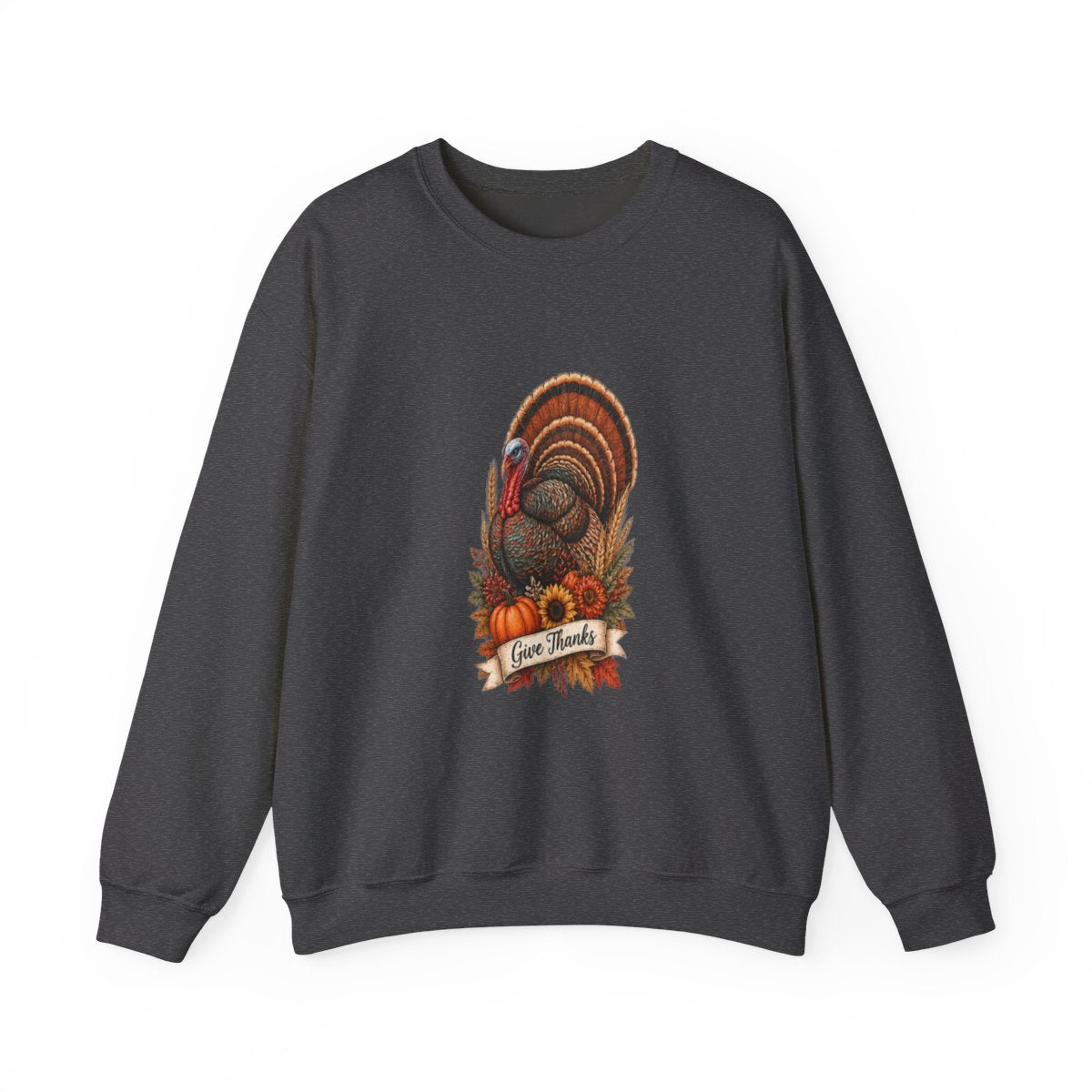GIVE THANKS Unisex Heavy Blend™ Crewneck Sweatshirt
