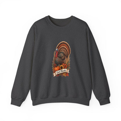 GIVE THANKS Unisex Heavy Blend™ Crewneck Sweatshirt