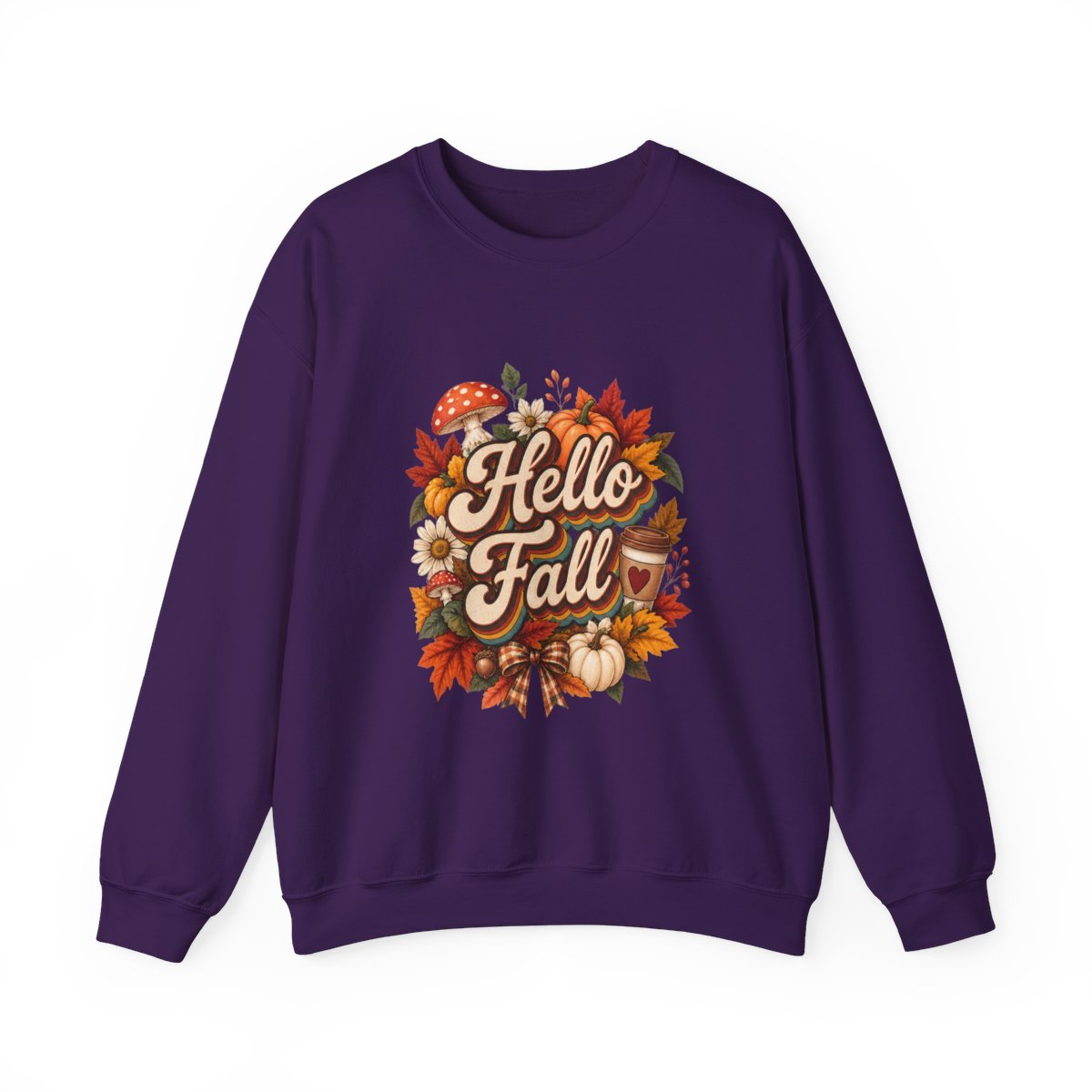 HELLO FALL Unisex Heavy Blend™ Crewneck Sweatshirt