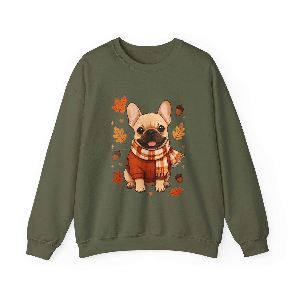 FALL FRENCHIE Unisex Heavy Blend™ Crewneck Sweatshirt