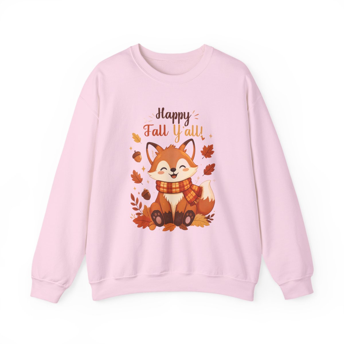 HAPPY FALL YALL FOX Unisex Heavy Blend™ Crewneck Sweatshirt
