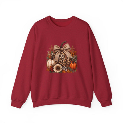 LEOPARD PUMPKIN Unisex Heavy Blend™ Crewneck Sweatshirt