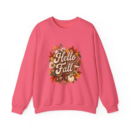 HELLO FALL Unisex Heavy Blend™ Crewneck Sweatshirt
