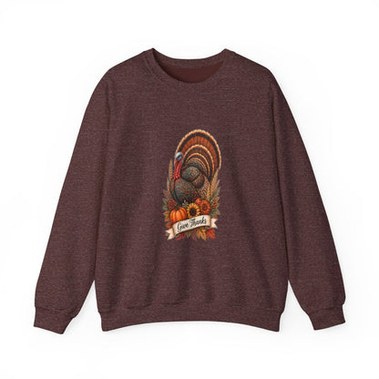 GIVE THANKS Unisex Heavy Blend™ Crewneck Sweatshirt