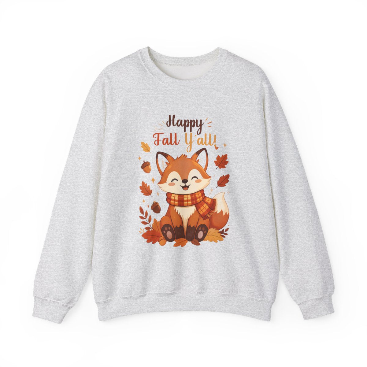 HAPPY FALL YALL FOX Unisex Heavy Blend™ Crewneck Sweatshirt