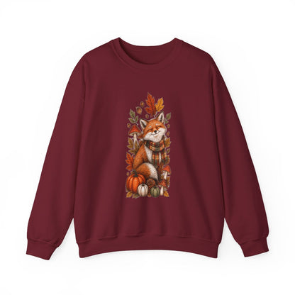 FALL FOX Unisex Heavy Blend™ Crewneck Sweatshirt