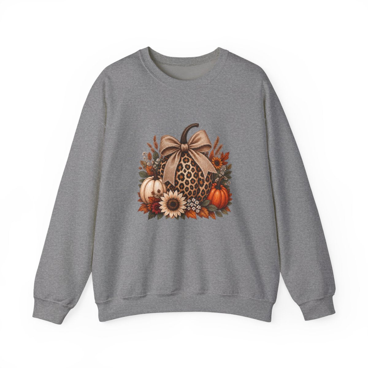 LEOPARD PUMPKIN Unisex Heavy Blend™ Crewneck Sweatshirt