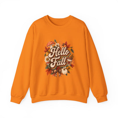 HELLO FALL Unisex Heavy Blend™ Crewneck Sweatshirt