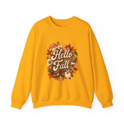 HELLO FALL Unisex Heavy Blend™ Crewneck Sweatshirt
