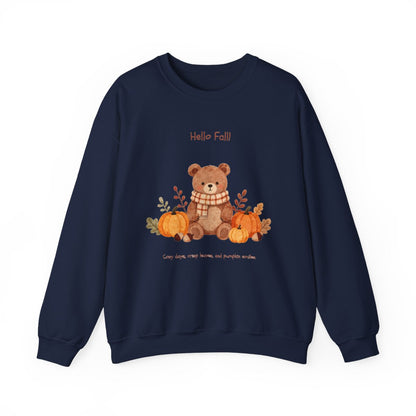 COZY BEAR FALL Unisex Heavy Blend™ Crewneck Sweatshirt