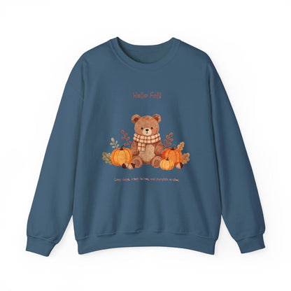 COZY BEAR FALL Unisex Heavy Blend™ Crewneck Sweatshirt