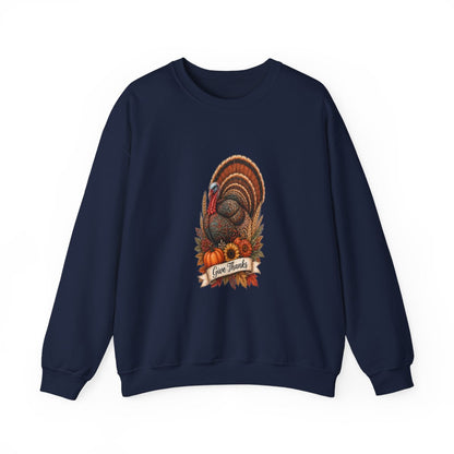 GIVE THANKS Unisex Heavy Blend™ Crewneck Sweatshirt