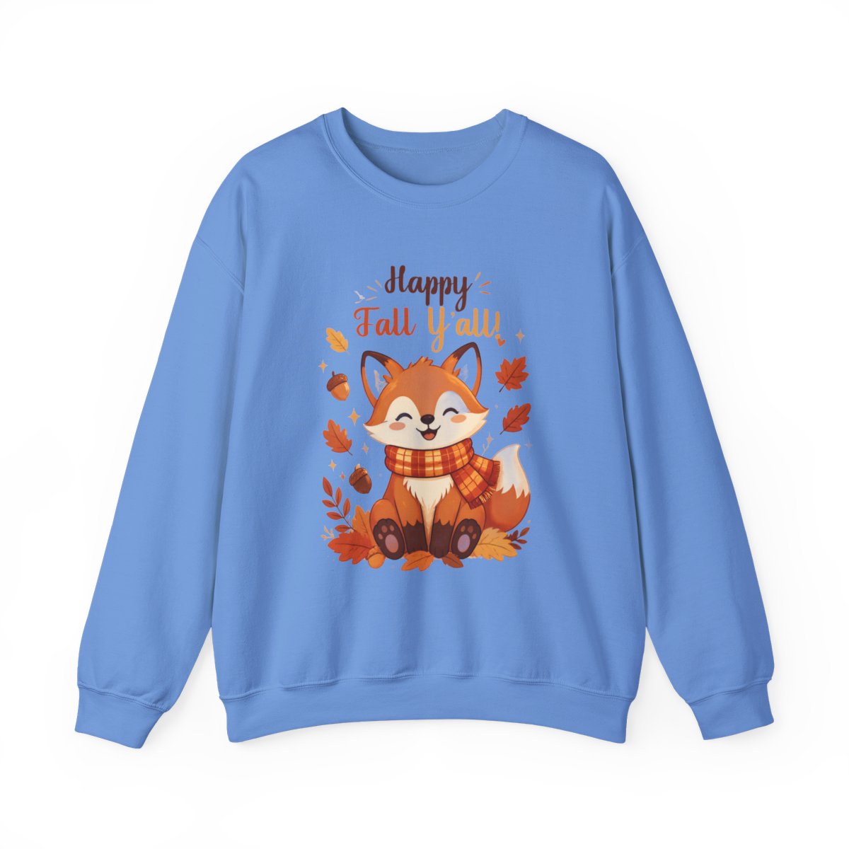 HAPPY FALL YALL FOX Unisex Heavy Blend™ Crewneck Sweatshirt