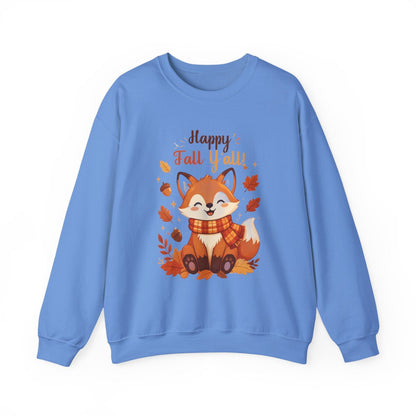 HAPPY FALL YALL FOX Unisex Heavy Blend™ Crewneck Sweatshirt