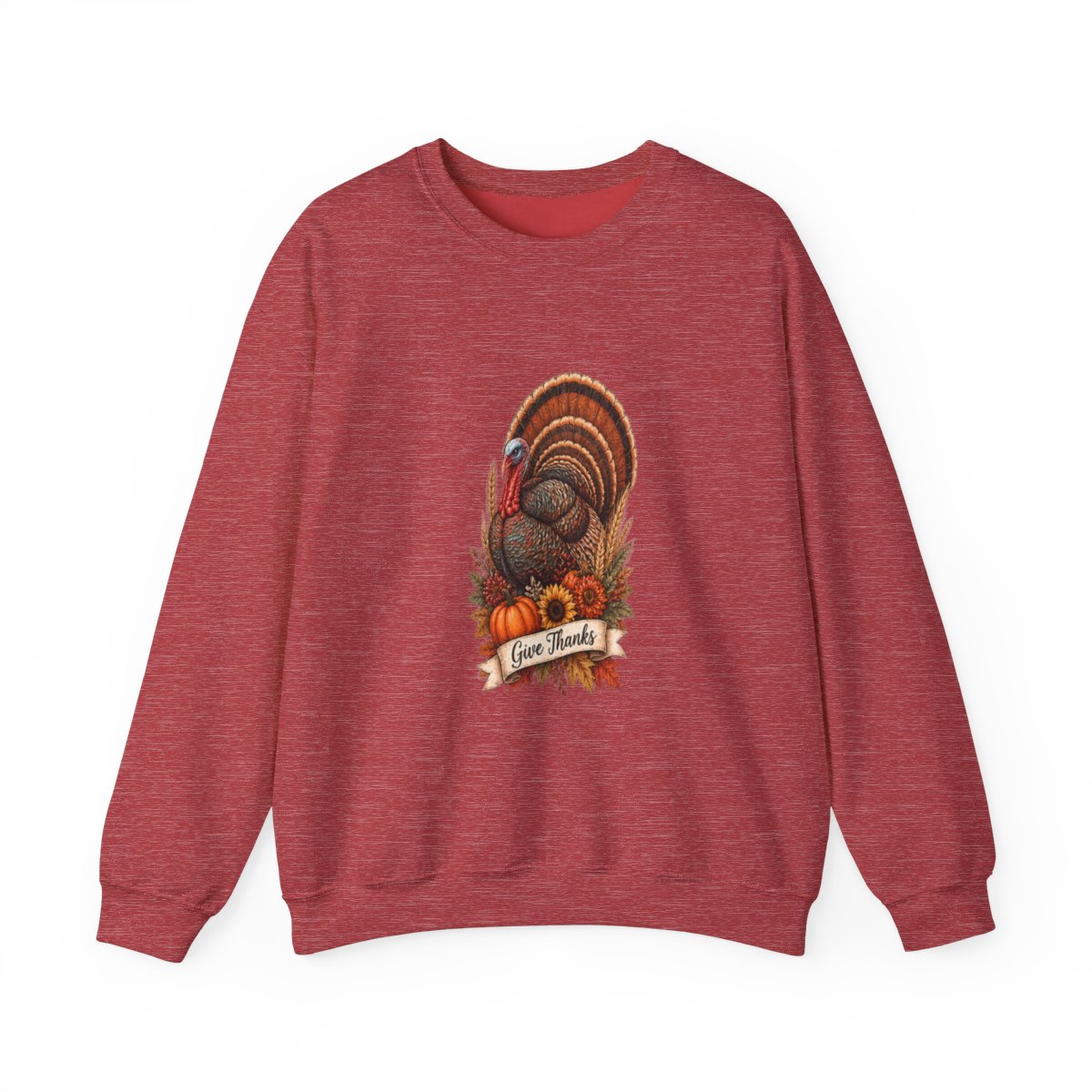 GIVE THANKS Unisex Heavy Blend™ Crewneck Sweatshirt