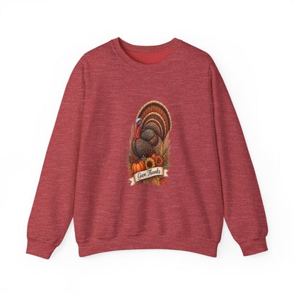 GIVE THANKS Unisex Heavy Blend™ Crewneck Sweatshirt