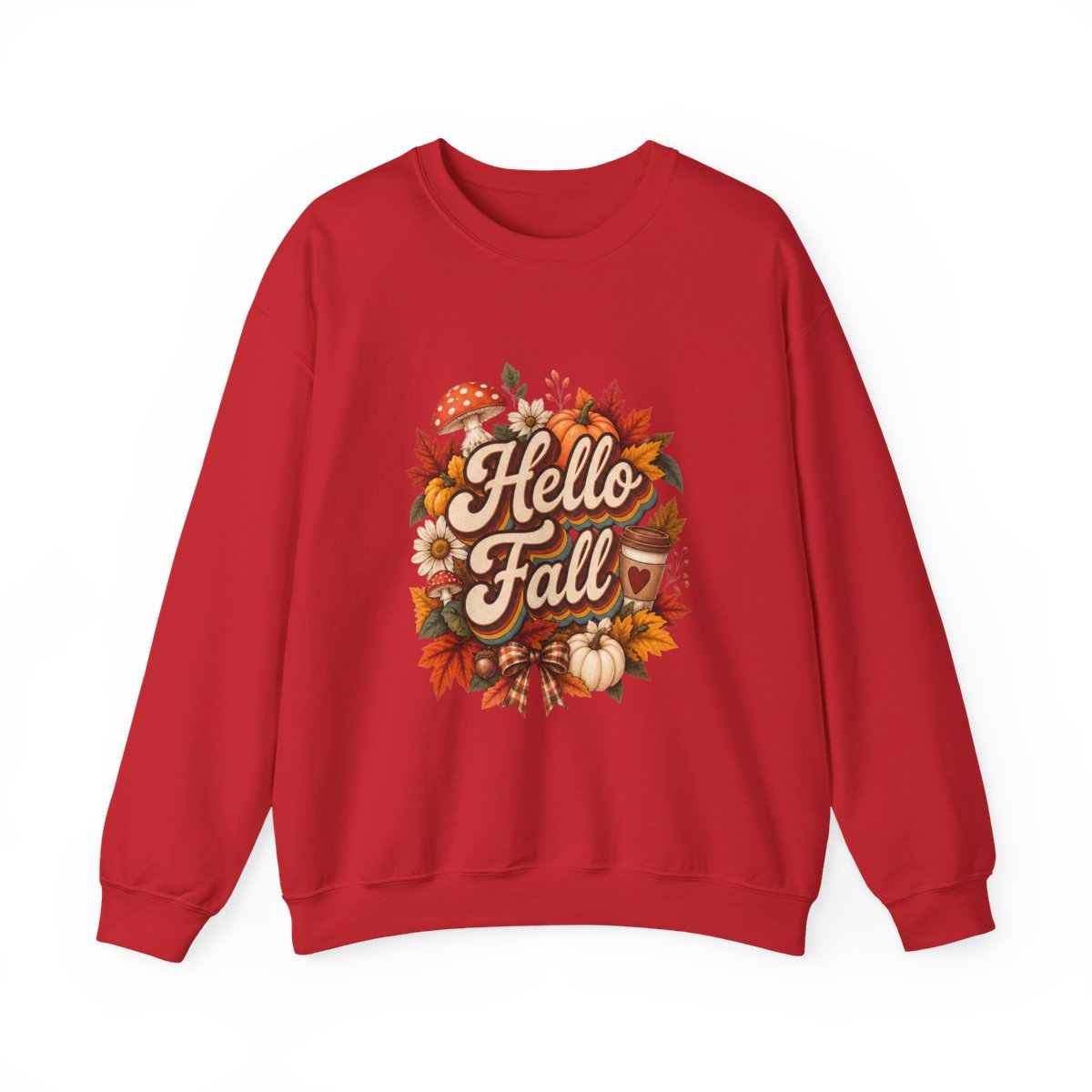 HELLO FALL Unisex Heavy Blend™ Crewneck Sweatshirt