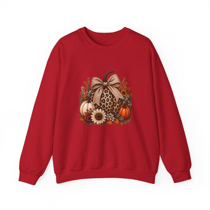LEOPARD PUMPKIN Unisex Heavy Blend™ Crewneck Sweatshirt