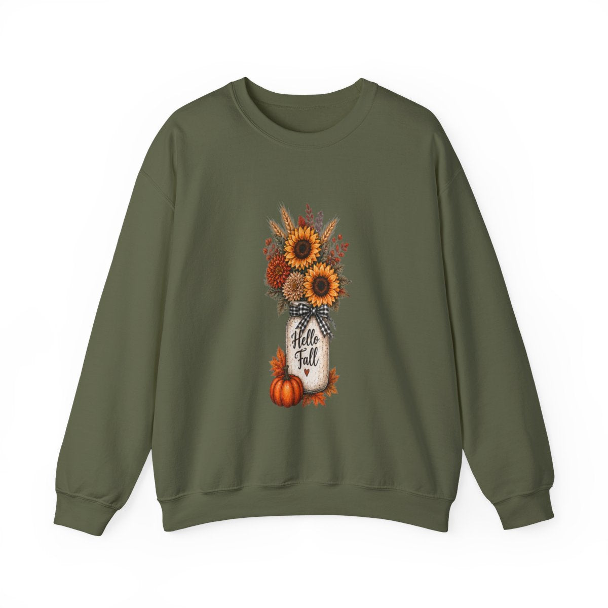 HELLO FALL Unisex Heavy Blend™ Crewneck Sweatshirt