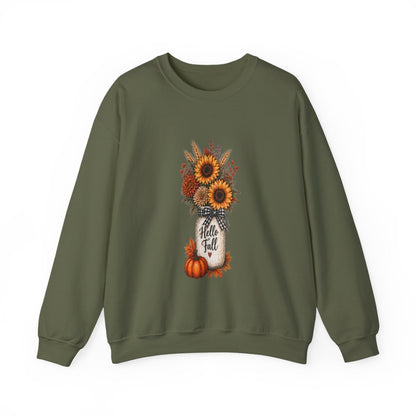 HELLO FALL Unisex Heavy Blend™ Crewneck Sweatshirt