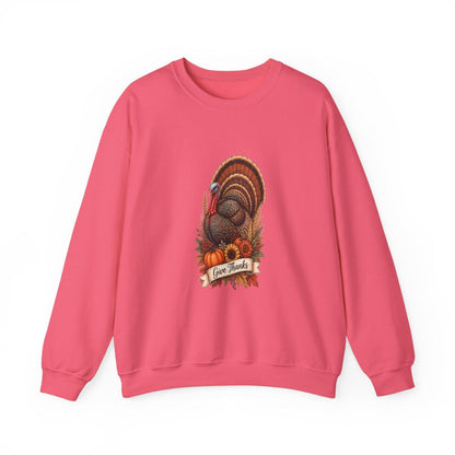 GIVE THANKS Unisex Heavy Blend™ Crewneck Sweatshirt