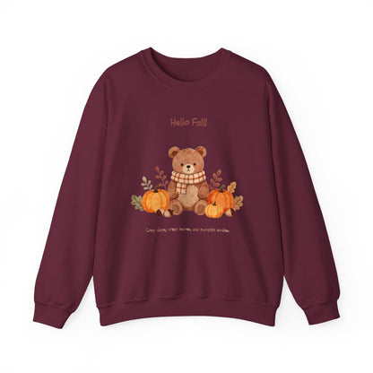 COZY BEAR FALL Unisex Heavy Blend™ Crewneck Sweatshirt