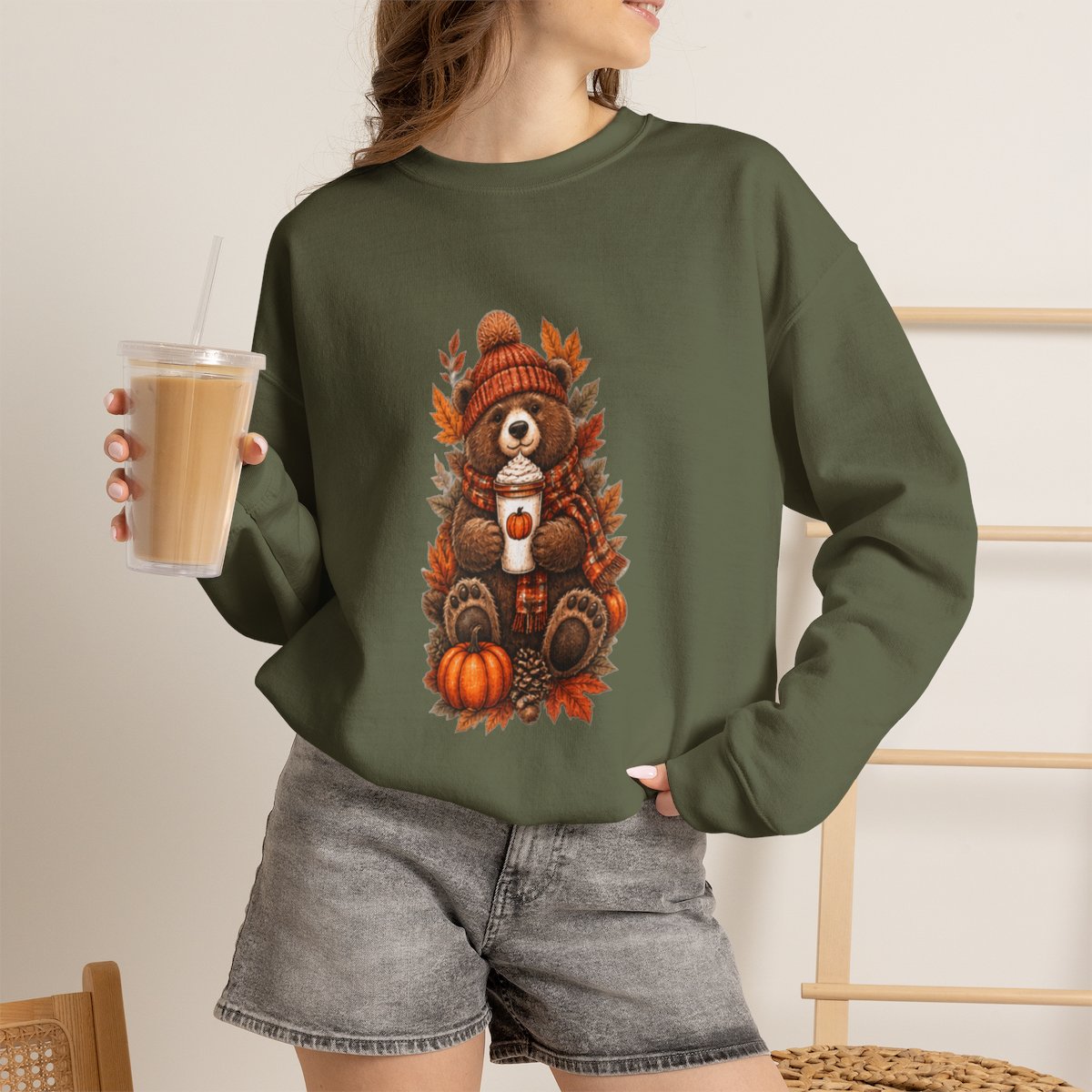 FALL BEAR Unisex Heavy Blend™ Crewneck Sweatshirt