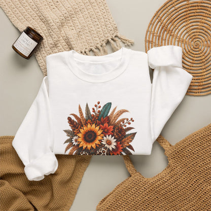 FALL COWGIRL BOOT Unisex Heavy Blend™ Crewneck Sweatshirt