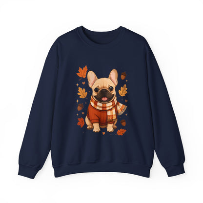 FALL FRENCHIE Unisex Heavy Blend™ Crewneck Sweatshirt