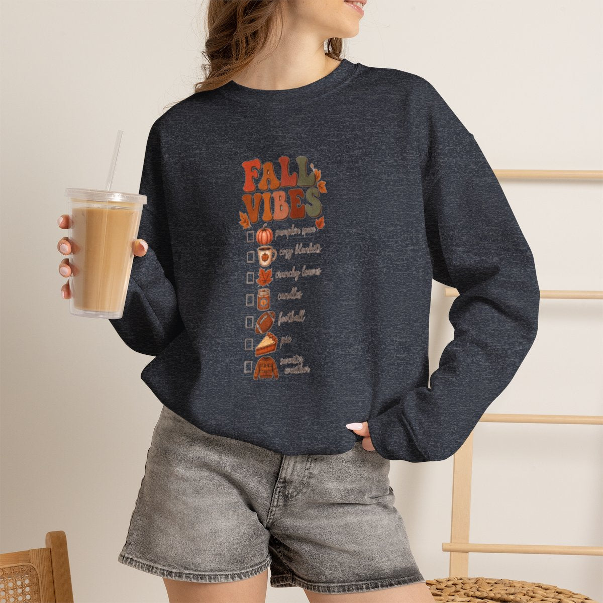 FALL VIBES Unisex Heavy Blend™ Crewneck Sweatshirt