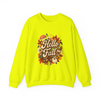 HELLO FALL Unisex Heavy Blend™ Crewneck Sweatshirt