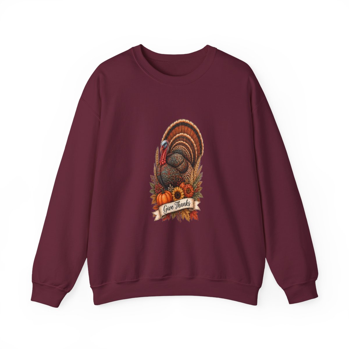 GIVE THANKS Unisex Heavy Blend™ Crewneck Sweatshirt