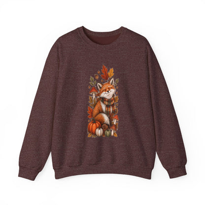 FALL FOX Unisex Heavy Blend™ Crewneck Sweatshirt