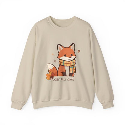 FALL FOX COZY Unisex Heavy Blend™ Crewneck Sweatshirt