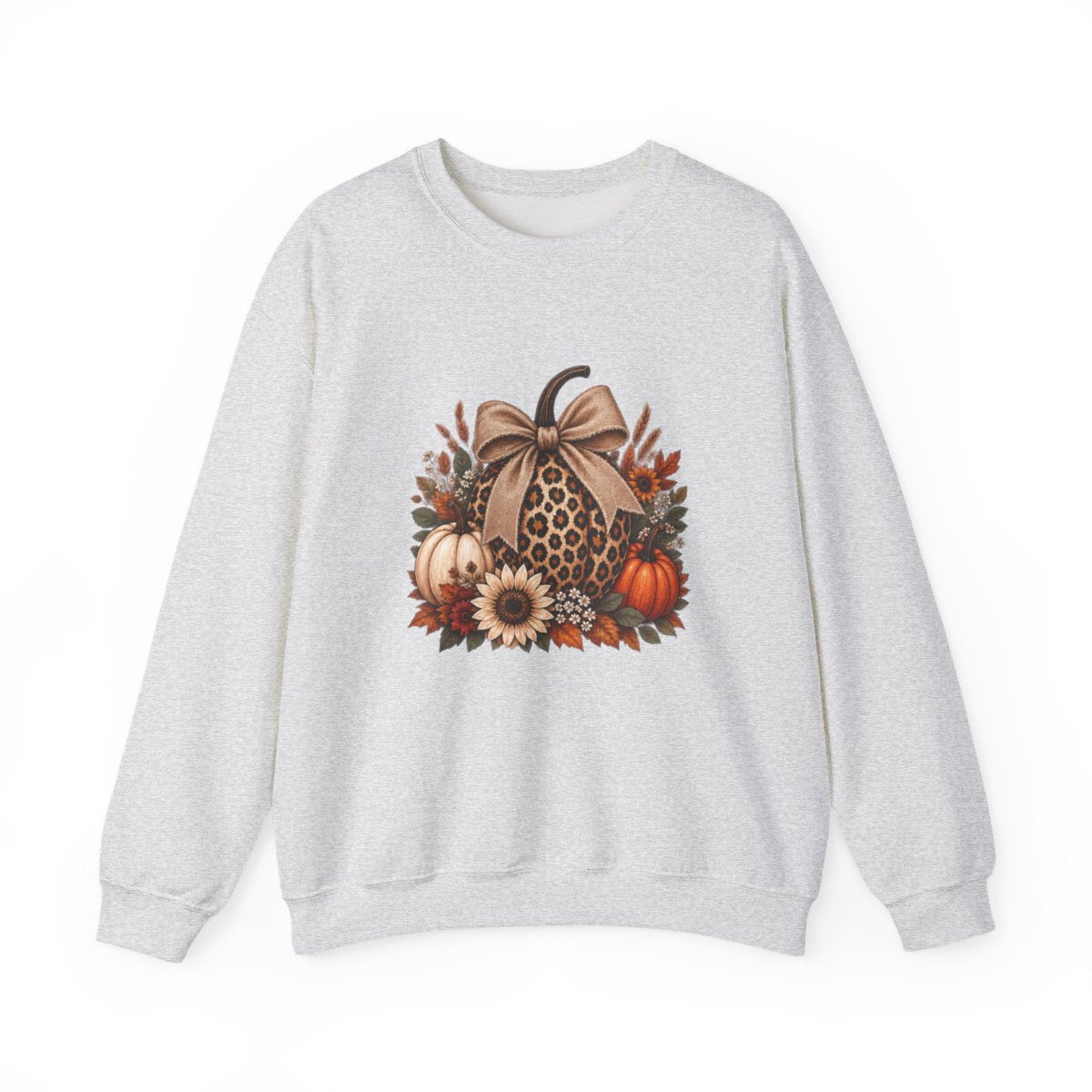 LEOPARD PUMPKIN Unisex Heavy Blend™ Crewneck Sweatshirt