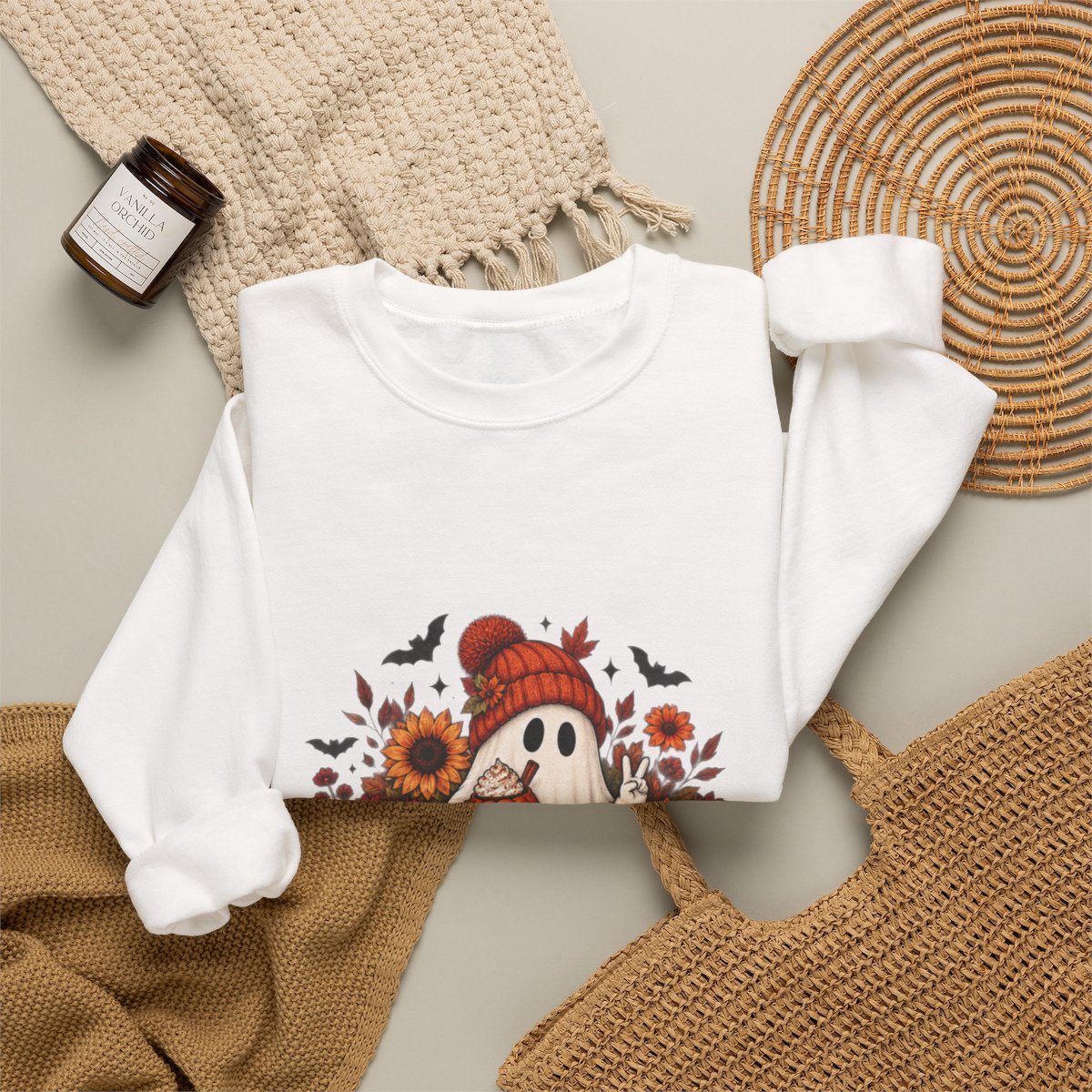 FALL GHOST Unisex Heavy Blend™ Crewneck Sweatshirt